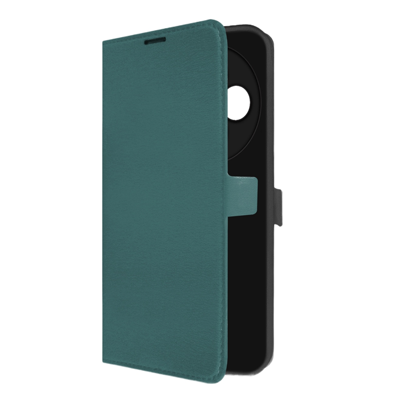 Чехол-книжка Krutoff для Redmi 14C/Poco C75 зеленый