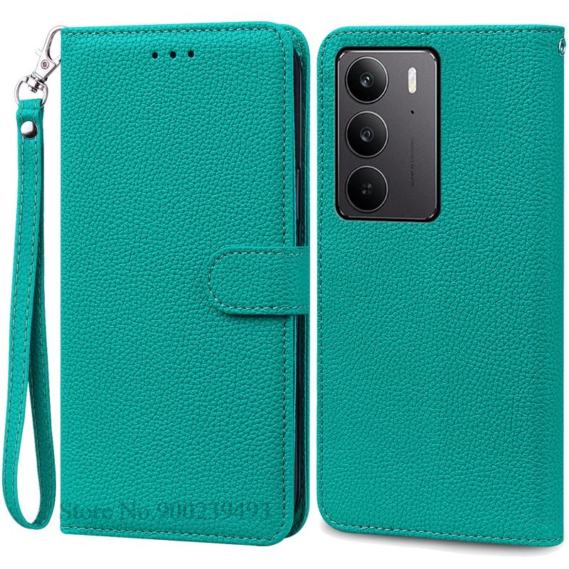 Для Realme C75 чехол-книжка из кожи, чехол-кошелек для Realme C75, чехол-книжка, чехол-книжка, чехол-книжка For Realme C75 4G