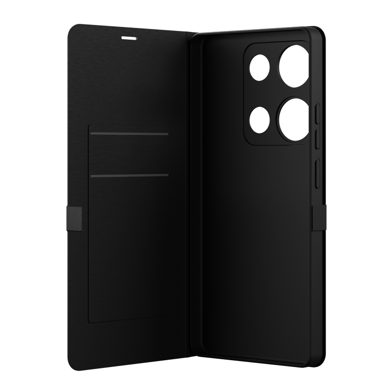 Чехол-книжка Krutoff для Redmi Note 14S черный